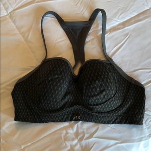 Black and Grey Victoria Secret ‘VSX Sport’ Bra